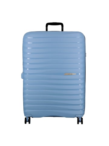 Jump Xwave 4 Rollen Trolley 76 cm mit Dehnfalte in bleu ciel