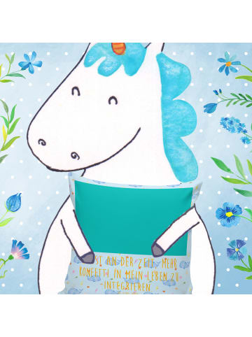 Mr. & Mrs. Panda Kuschel Kissen Wal Konfetti ohne Spruch in Blau