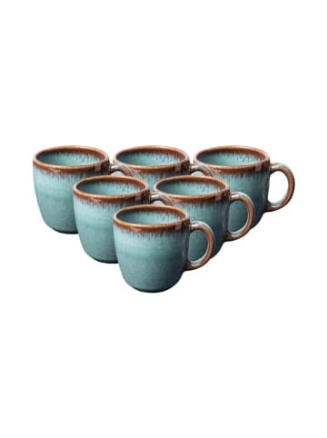 like. by Villeroy & Boch 6er Set Kaffeetassen Lave in 190 ml in Glacé