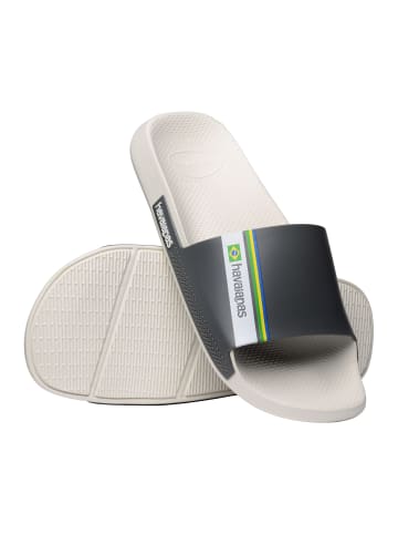 Havaianas Slide Clas-Sandalen zum Hineinschlüpfen Weiß