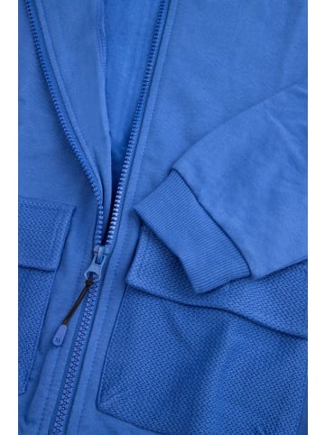 Coccodrillo Sweatshirt mit Reißverschluss in kobaltblau