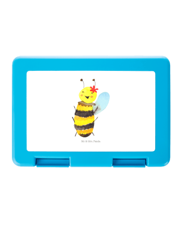 Mr. & Mrs. Panda Brotzeitbox Biene Happy ohne Spruch in Weiß