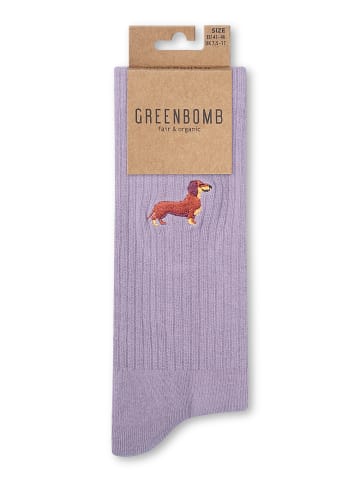 GreenBomb Tennis Socks Wiener in Lila