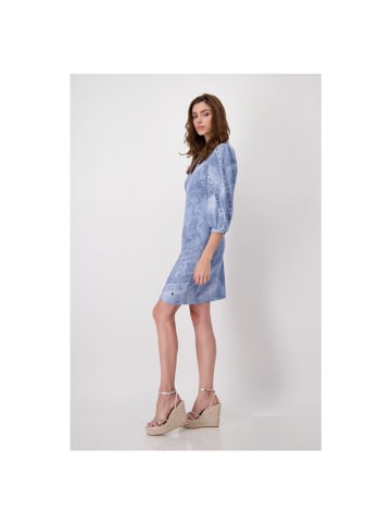 monari Kleid in indigo gemustert