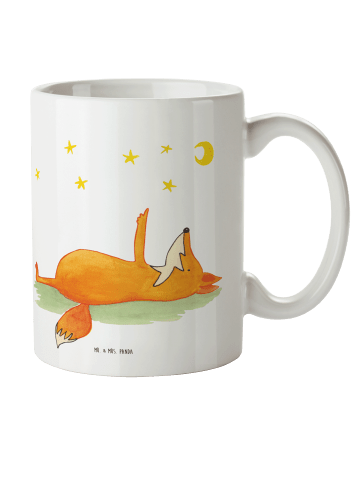 Mr. & Mrs. Panda Pott Fuchs Sterne ohne Spruch in Weiß