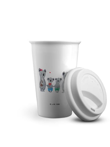 Mr. & Mrs. Panda Kaffeebecher To Go Koala Familie zwei ohne Spruch in Weiß