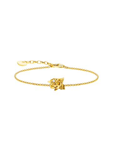 Thomas Sabo Armband Roses Romance in gold, weiß