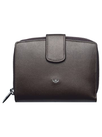 Golden Head Valencia Geldbörse RFID Schutz Leder 12 cm bronze