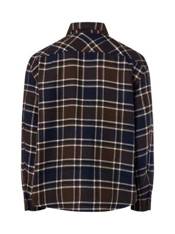 Selected Hemd in schoko marine - 0001