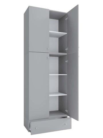 ebuy24 Büroschrank LonaXXL 8 Grau 70 x 39 cm
