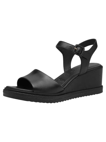 Tamaris Sandalette in BLACK LEATHER