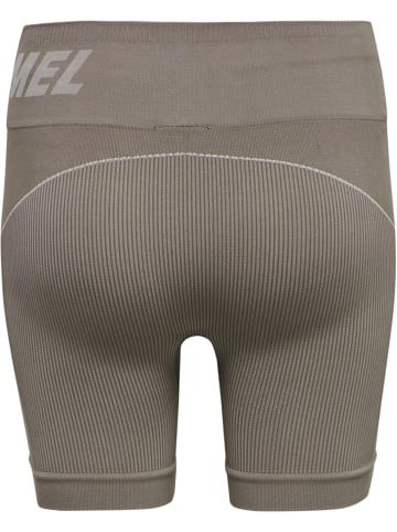 Hummel Hummel Kurze Hose Hmlte Multisport Damen Dehnbarem Schnelltrocknend Nahtlosen in CHATEAU GRAY/DRIFTWOOD MELANGE