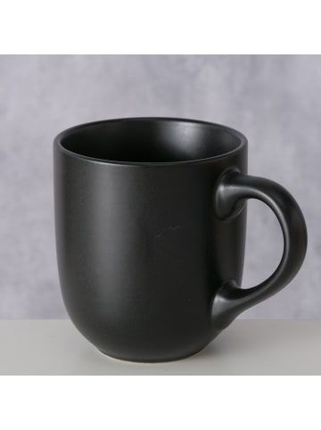 Boltze Keramik Becher Pastell in schwarz