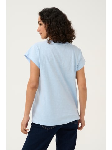 CULTURE T-shirt CUbiana Regular fit in Cashmere Blue