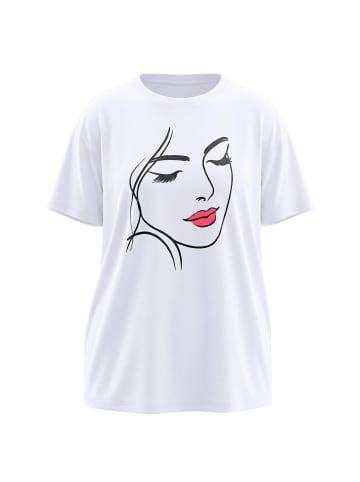 MIAMODA Shirt in schneeweiß