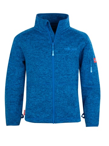 Trollkids Fleece-Jacke "Jondalen" in Mittelblau