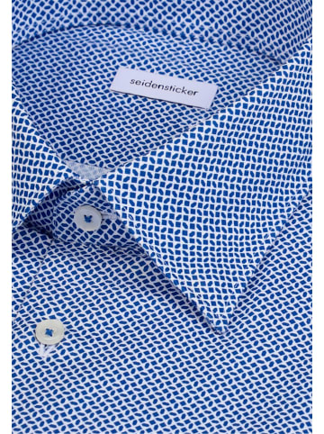Seidensticker Business Hemd Shaped in Mittelblau