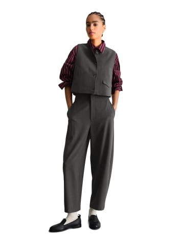 Marc O'Polo DENIM Anzugweste loose in Anchor Grey Melangé
