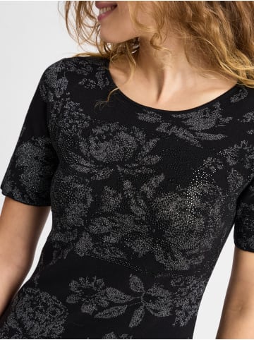 monari Freizeitkleid in schwarz silber - 0001