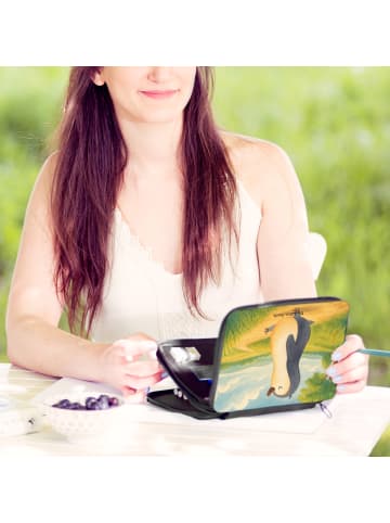 Mr. & Mrs. Panda Mäppchen Pinguin mHerzieren Design ohne Spruch in Weiß