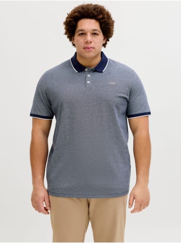 JACK & JONES PLUS Poloshirt in Maritime Blue