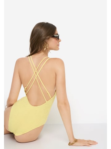 LSCN BY LASCANA Badeanzug in gelb