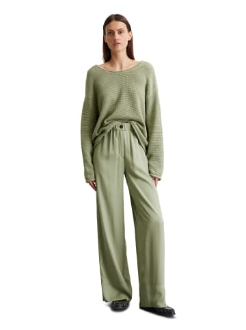 Marc O'Polo Fließende Wide Leg Pants in Smooth Sage