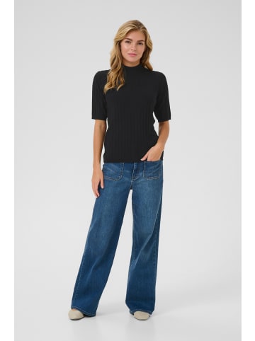 Kaffe Strickpullover Kalizza in Black Deep