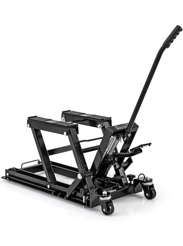 COSTWAY Motorrad Hebebühne in Schwarz