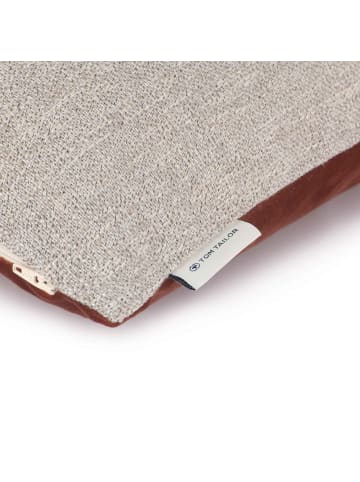 Tom Tailor Zierkissenhülle WEIHNACHTSKISSEN in Sand