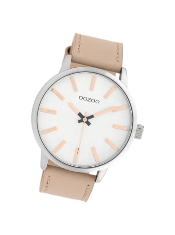 Oozoo Analog-Armbanduhr Oozoo Timepieces rosa groß (ca. 45mm)