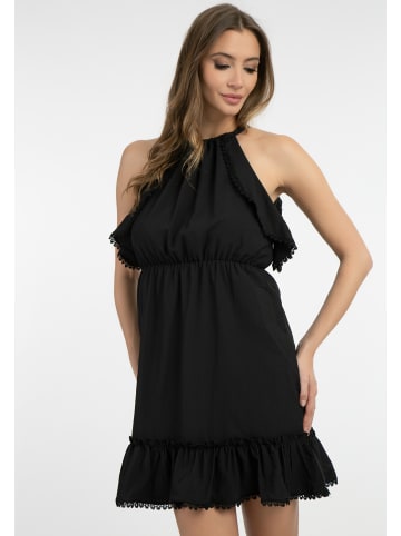 faina Damen Minikleid in Schwarz