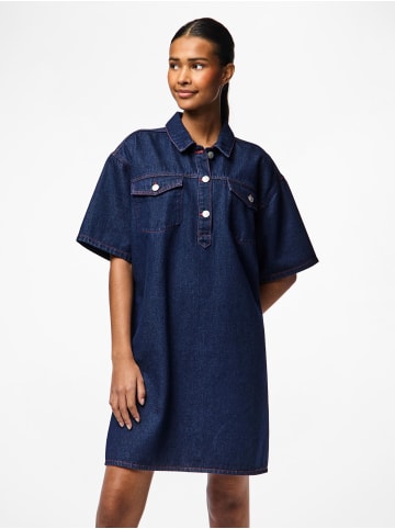 Pieces Jeanskleid in Blue Indigo