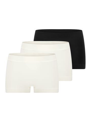 Schiesser Short Slip Unique Cotton in Off-white / schwarz
