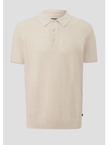 QS Polo-Shirt in 9413_beige
