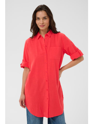 Kaffe Hemd KApauline Oversize fit in Poppy Red