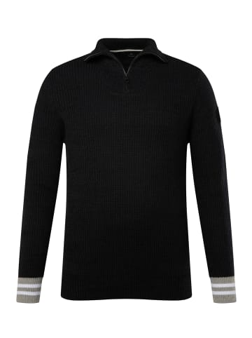 JP1880 Pullover in schwarz