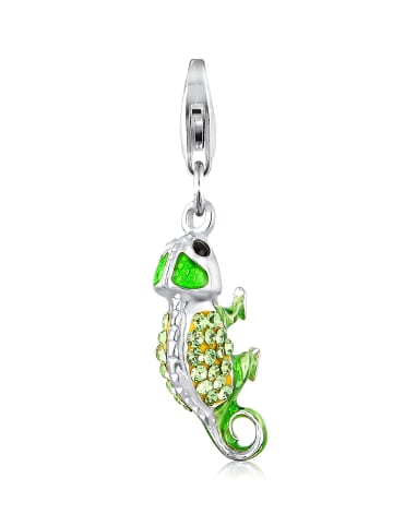 Nenalina Charm 925 Sterling Silber Gecko in Silber