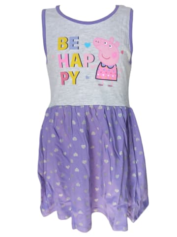 Peppa Pig Sommerkleid Peppa Pig BE HAPPY in Lila