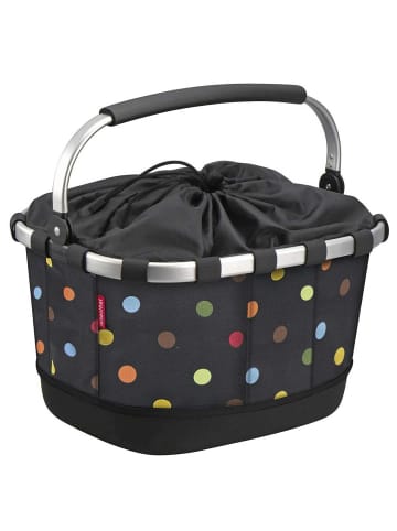 KLICKfix reisenthel Carrybag GT 21 - Gepäckträgerkorb (Racktime) (margarite) in dots