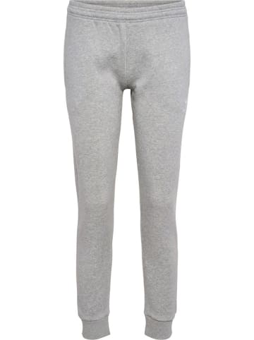Hummel Sporthose "Hmlmover Cotton Cuff Pants Woman" in Grau