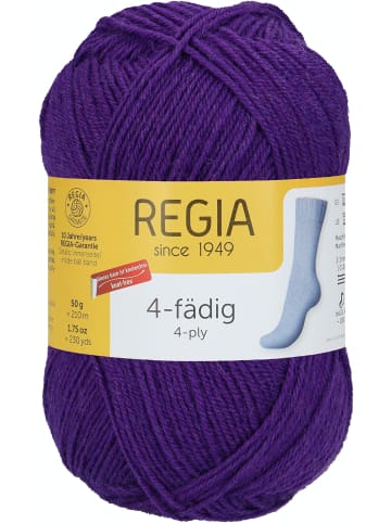 Regia Handstrickgarne 4-fädig Uni, 50g in Violett