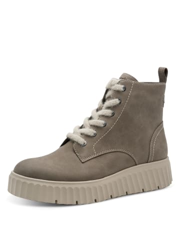 Tamaris Schnürstiefelette in beige