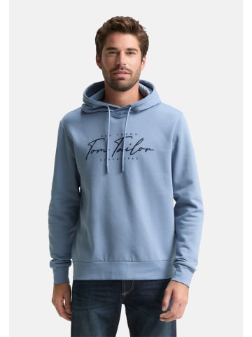 Tom Tailor Hoodie in hellblau
