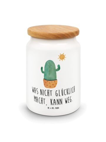 Mr. & Mrs. Panda aufbewahrungsbehälter Kaktus Sonne mit Spruch in Weiß