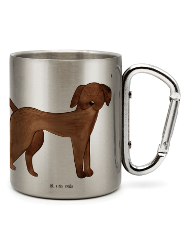 Mr. & Mrs. Panda Thermotasse Hund Dogge ohne Spruch in Silber