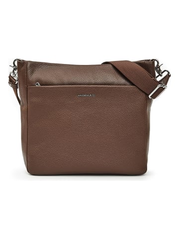 Mandarina Duck Mellow Leather Umhängetasche Leder 30 cm milk chocolate