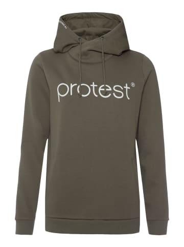 Protest " CLASSIC LOGO HOODY in Just Leaf