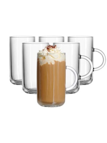 Ritzenhoff & Breker 6er Set Latte Macchiato / Glühwein Gläser Marco in 270 ml in transparent