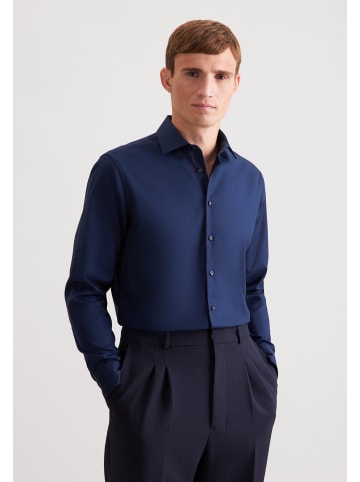 Seidensticker Business Hemd Shaped in Dunkelblau